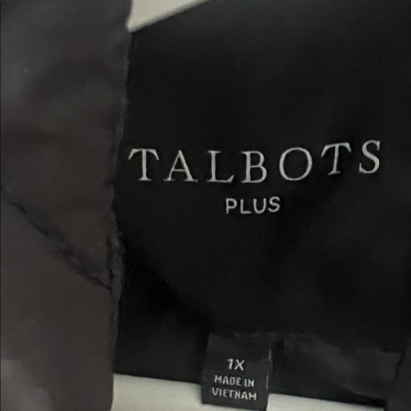Talbots Black Vest with Gold Accents - Picture 11 of 12